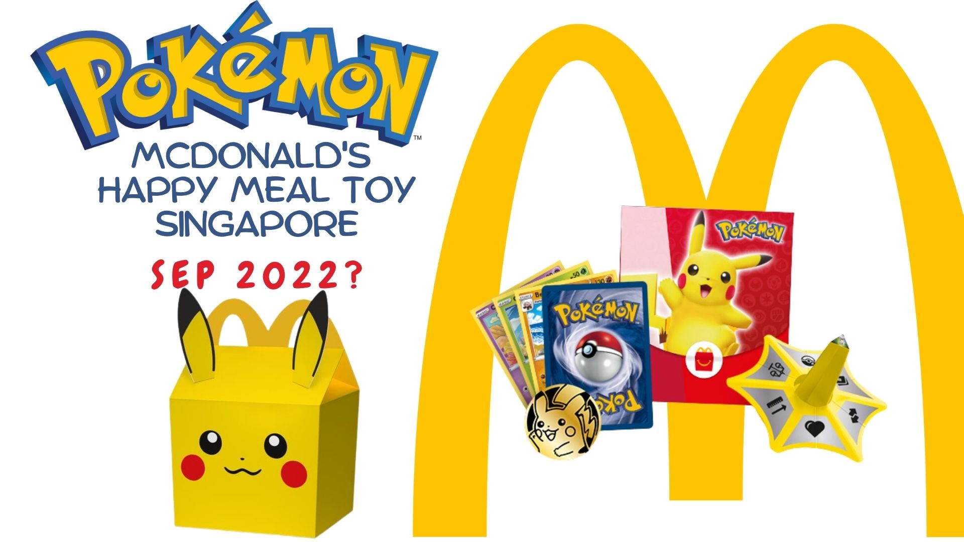 McDonald's Happy Meal Toys September 2022 Pokemon Trading Cards